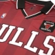 NBA: CHICAGO BULLS VINTAGE OVERSIZED POLO T-SHIRT 'MAROON'