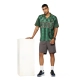 NBA: BOSTON CELTICS VINTAGE OVERSIZED POLO T-SHIRT 'GREEN'