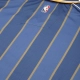NBA GOLDEN STATE WARRIORS VINTAGE OVERSIZED POLO T-SHIRT 'BLUE'