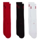 NIKE JORDAN ESSENTIALS CREW SOCKS (3 PAIRS) 'MULTICOLOR'