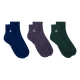JORDAN EVERYDAY ANKLE SOCKS (3 PAIRS) 'MULTI-COLOUR'