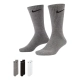 NIKE EVERYDAY LIGHTWEIGHT TRAINING CREW SOCKS (3 PAIRS) 'MULTI-COLOUR'