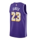 NIKE LOS ANGELES LAKERS LEBRON JAMES DRI-FIT NBA 2025/26 STATEMENT EDITION SWINGMAN JERSEY 'PURPLE'