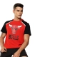 NBA CHICAGO BULLS PRINTED RAGLAN T-SHIRT 'RED'