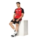 NBA CHICAGO BULLS PRINTED RAGLAN T-SHIRT 'RED'