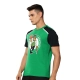 NBA BOSTON CELTICS PRINTED RAGLAN T-SHIRT 'GREEN'