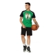 NBA BOSTON CELTICS PRINTED RAGLAN T-SHIRT 'GREEN'