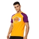 NBA LOS ANGELES LAKERS PRINTED RAGLAN T-SHIRT 'YELLOW'