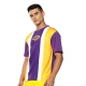 NBA LOS ANGELES LAKERS STRIPED OVERSIZED JERSEY 'PURPLE/YELLOW'