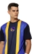 NBA GOLDEN STATE WARRIORS STRIPED OVERSIZED JERSEY 'BLACK/BLUE'