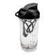 NIKE TR RECHARGE  BOTTLE 470 ML SIPPER SHAKER 'CLEAR BLACK/CANNON VOLT'