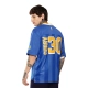 NBA GOLDEN STATE WARRIORS STEPH CURRY VINTAGE FOOTBALL OVERSIZED JERSEY 'ROYAL BLUE'