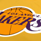 LOS ANGELES LAKERS CLASSIC CREST T-SHIRT 'YELLOW'