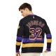 NBA MAGIC JOHNSON LOS ANGELES LAKERS FULL SLEEVE OVERSIZED JERSEY 'BLACK'