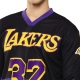 NBA MAGIC JOHNSON LOS ANGELES LAKERS FULL SLEEVE OVERSIZED JERSEY 'BLACK'