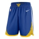 NIKE MEN'S DRI-FIT NBA GOLDEN STATE WARRIORS SWINGMAN ICON EDITION REPLICA SHORTS 'RUSH BLUE'