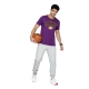 LOS ANGELES LAKERS CORE TYPOGRAPHY T-SHIRT 'PURPLE'