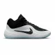 NIKE MEN'S PRECISION 8 MID BASKETBALL SHOES 'BLACK/WHITE/ICE BLUE'