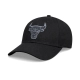 NBA CHICAGO BULLS MONOCHROME BASEBALL CAP 'BLACK'
