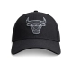 NBA CHICAGO BULLS MONOCHROME BASEBALL CAP 'BLACK'