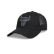 NBA CHICAGO BULLS MONOCHROME BLACK TRUCKER CAP 'BLACK'
