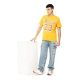 NBA LEBRON JAMES LOS ANGELES LAKERS CLASSIC PRINTED T-SHIRT 'YELLOW'