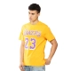 NBA LEBRON JAMES LOS ANGELES LAKERS CLASSIC PRINTED T-SHIRT 'YELLOW'