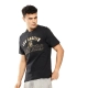 NBA LOS ANGELES LAKERS GOLD FOIL T-SHIRT 'BLACK'