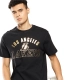 NBA LOS ANGELES LAKERS GOLD FOIL T-SHIRT 'BLACK'