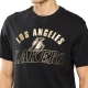 NBA LOS ANGELES LAKERS GOLD FOIL T-SHIRT 'BLACK'