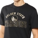 NBA GOLDEN STATE WARRIORS GOLD FOIL T-SHIRT 'BLACK'