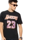NBA LEBRON JAMES LOS ANGELES LAKERS CLASSIC PRINTED T-SHIRT 'BLACK'