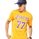 NBA LUKA DONCIC LOS ANGELES LAKERS CLASSIC PRINTED T-SHIRT 'YELLOW'