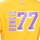 NBA LUKA DONCIC LOS ANGELES LAKERS CLASSIC PRINTED T-SHIRT 'YELLOW'