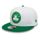 NEW ERA BOSTON CELTICS NBA CROWN PATCHES 9FIFTY SNAPBACK CAP 'WHITE'