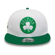NEW ERA BOSTON CELTICS NBA CROWN PATCHES 9FIFTY SNAPBACK CAP 'WHITE'