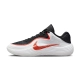 NIKE MEN'S PRECISION 8 LOW BASKETBALL SHOES 'BLACK/WHITE/PICANTE RED'