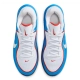 NIKE MEN'S PRECISION 8 LOW BASKETBALL SHOES 'BLUE/WHITE/PICANTE RED'