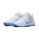 NIKE MEN'S PRECISION 8 MID BASKETBALL SHOES 'WHITE/ROYAL PLUS'