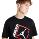 JORDAN MEN JUMPMAN BOX SHORT SLEEVE CREW T-SHIRT 'BLACK'