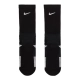 NIKE ELITE 2.0 CUSHIONED CREW SOCKS (1 PAIR) 'BLACK/WHITE'