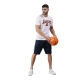 NBA LEBRON JAMES LOS ANGELES LAKERS NAME & NUMBER T-SHIRT 'WHITE'