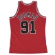 SWINGMAN JERSEY CHICAGO BULLS ROAD 1997-98 DENNIS RODMAN 'RED'