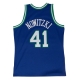 SWINGMAN JERSEY DALLAS MAVERICKS ROAD 1998-99 DIRK NOWITZKI 'BLUE'
