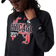NEW ERA CHICAGO BULLS NBA TEAM GRAPHIC PULLOVER HOODIE 'BLACK'