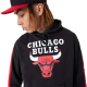 NEW ERA CHICAGO BULLS NBA COLOUR BLOCK PULLOVER HOODIE 'BLACK'