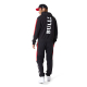 NEW ERA CHICAGO BULLS NBA COLOUR BLOCK PULLOVER HOODIE 'BLACK'