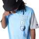 NEW ERA MEMPHIS GRIZZLIES NBA CUT SEW OVERSIZED T-SHIRT 'BLUE'