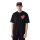 NEW ERA CHICAGO BULLS NBA ARCH WORDMARK OVERSIZED T-SHIRT 'BLACK'