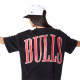 NEW ERA CHICAGO BULLS NBA ARCH WORDMARK OVERSIZED T-SHIRT 'BLACK'